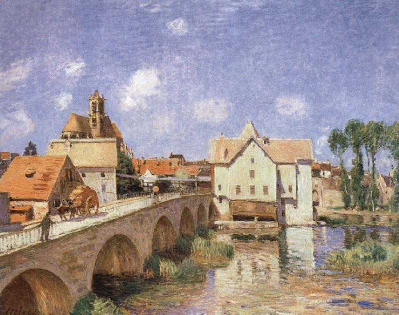 Alfred Sisley The Bridge at Moret oil painting image